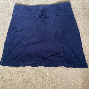 Shale Vintage Corduroy Skirt Navy Blue